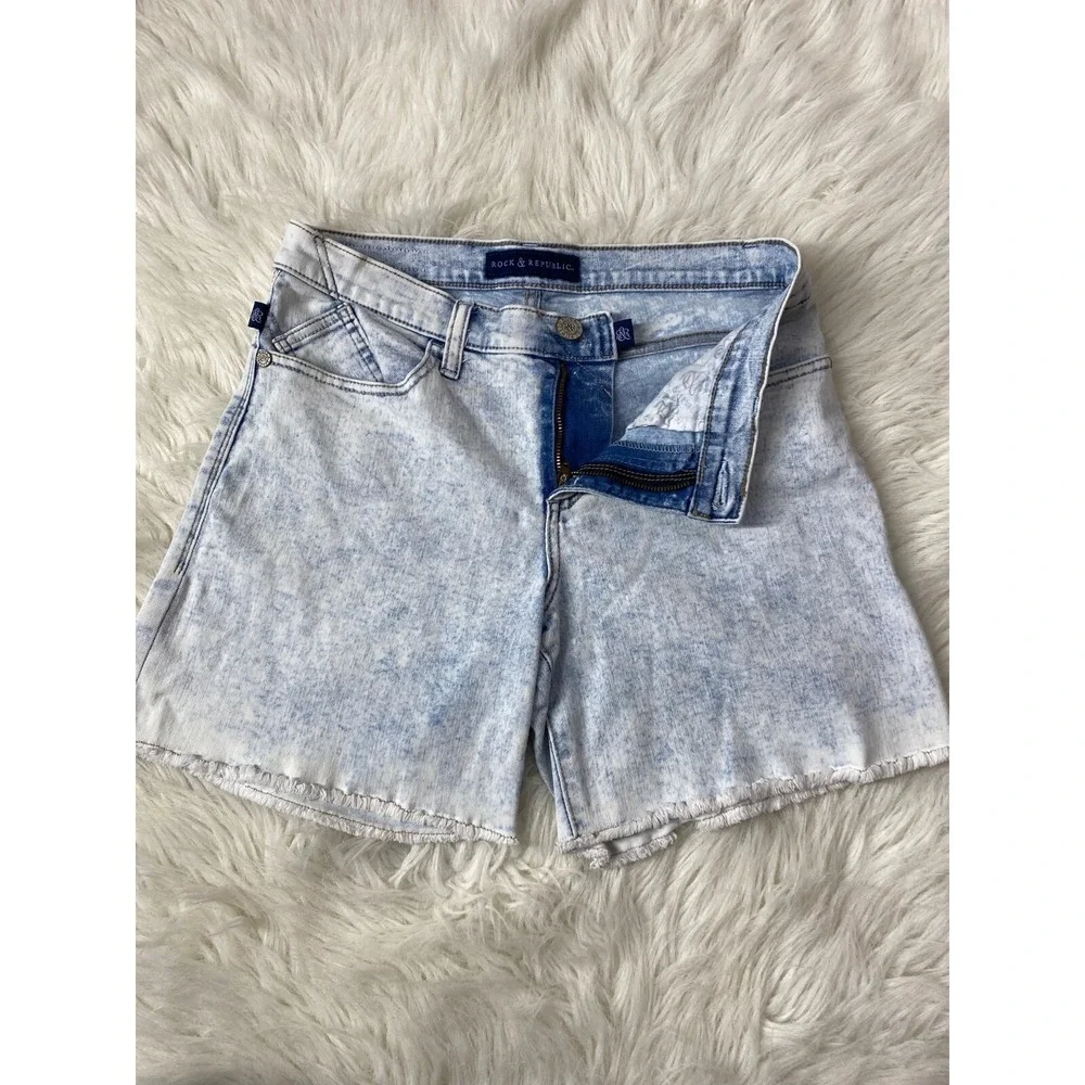 Rock & Republic Raw hem Cut Off‎ Jean Shorts 8